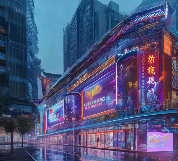 嘉兴超市广告设计，城市记忆与现代科技的融合